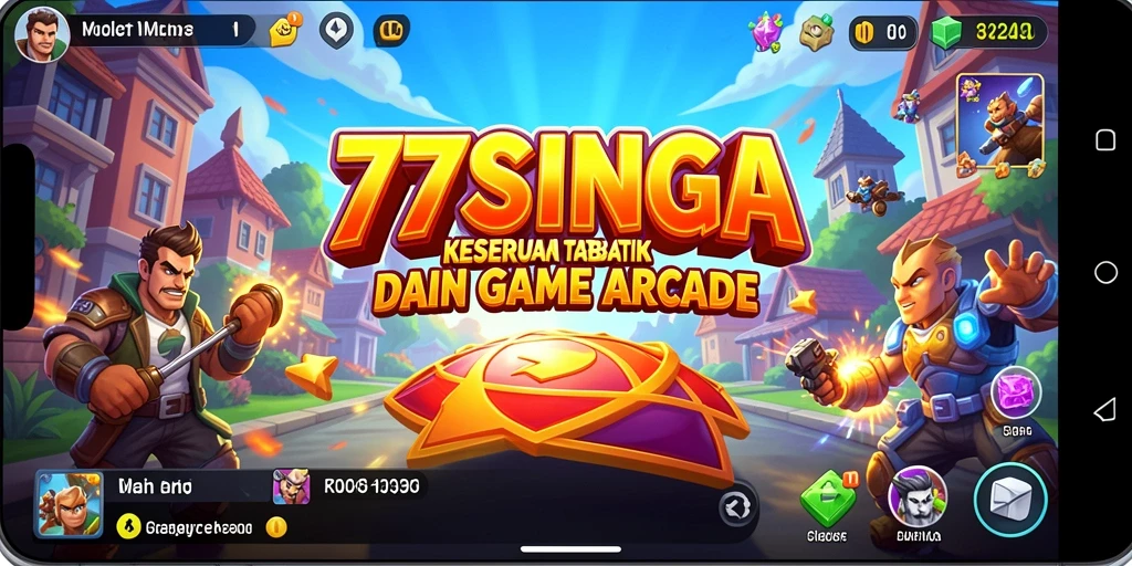 Tampilan gameplay seru dan penuh tantangan di 77SINGA.