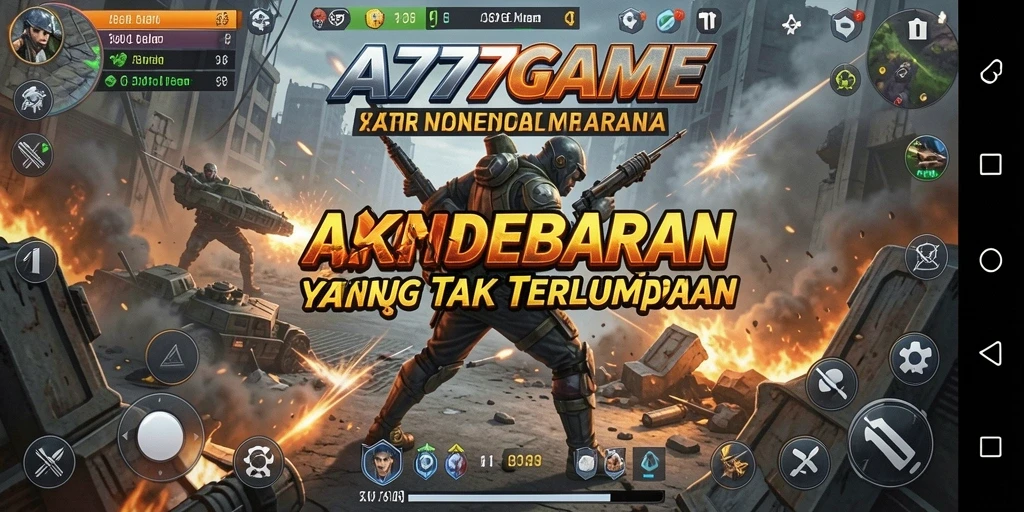 Screenshot gameplay A777GAME menampilkan aksi seru yang mendebarkan.