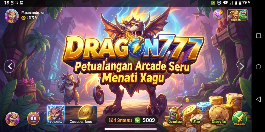 Tangkapan layar gameplay seru dalam DRAGON777 yang mengasyikkan.