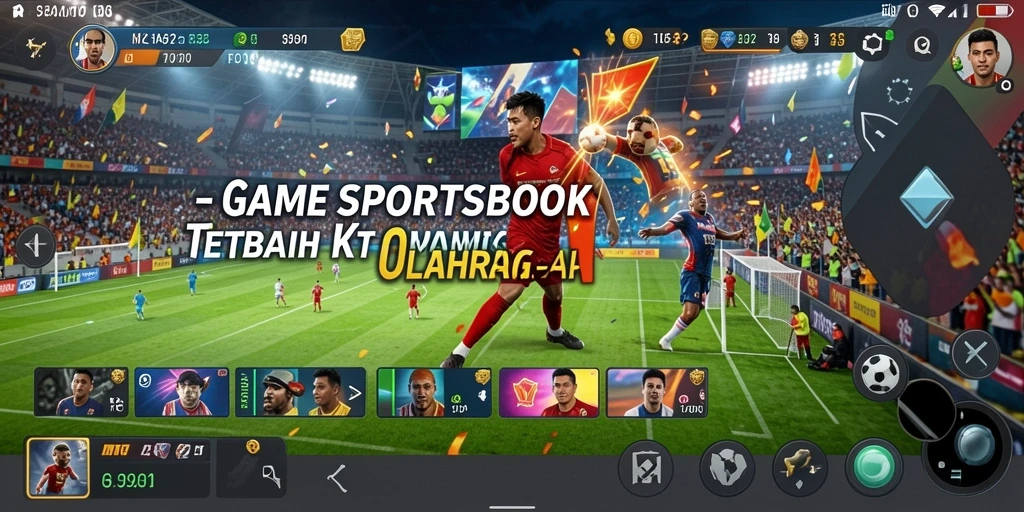 Screenshot utama F32 menampilkan antarmuka taruhan olahraga yang menarik.