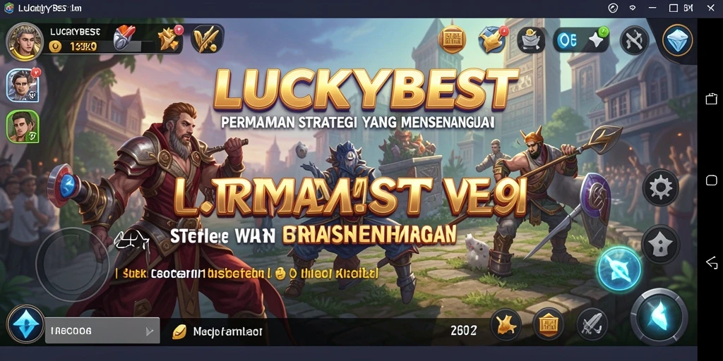 Tampilan gameplay menarik dari LUCKYBEST yang penuh strategi.