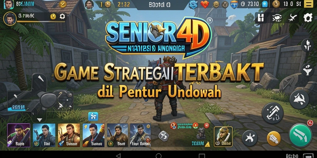 Tampilan gameplay mendebarkan dalam SENIOR4D dengan strategi yang inovatif.
